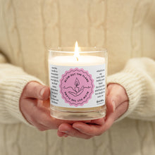 Load image into Gallery viewer, Blow Out the Flame GRIEF BODY glass jar soy wax candle unscented