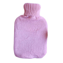 Load image into Gallery viewer, Hot Water Bottle French Pink Knit Sweater Cover 2L Hot Water Bottle