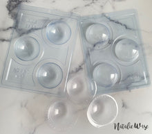 Load image into Gallery viewer, NEW! 2.75" 3-Cavity 3-Part Hot Cocoa Bomb Mold by BWB 70mm