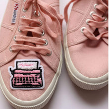 Load image into Gallery viewer, Patch Pink Typewriter Chenille Patch