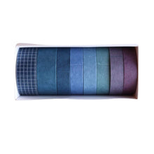 Load image into Gallery viewer, Washi Tape Morning Glory Japanese Recycled Washi Tape Palette Set