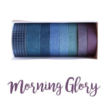Load image into Gallery viewer, Washi Tape Morning Glory Japanese Recycled Washi Tape Palette Set