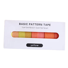Load image into Gallery viewer, Washi Tape Sunshine Japanese Recycled Washi Tape Palette Set