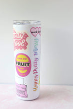 Load image into Gallery viewer, White Skinny 20oz. Stainless Steel Tumbler, Travel Coffee Mug for Vinyl Stickers, Personalize