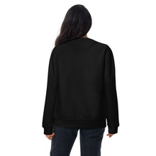 Load image into Gallery viewer, POET Pink Bow Black Collegiate Text Premium Sweatshirt
