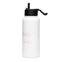 Load image into Gallery viewer, THIS IS PROBABLY COFFEE stainless steel water bottle with a straw lid
