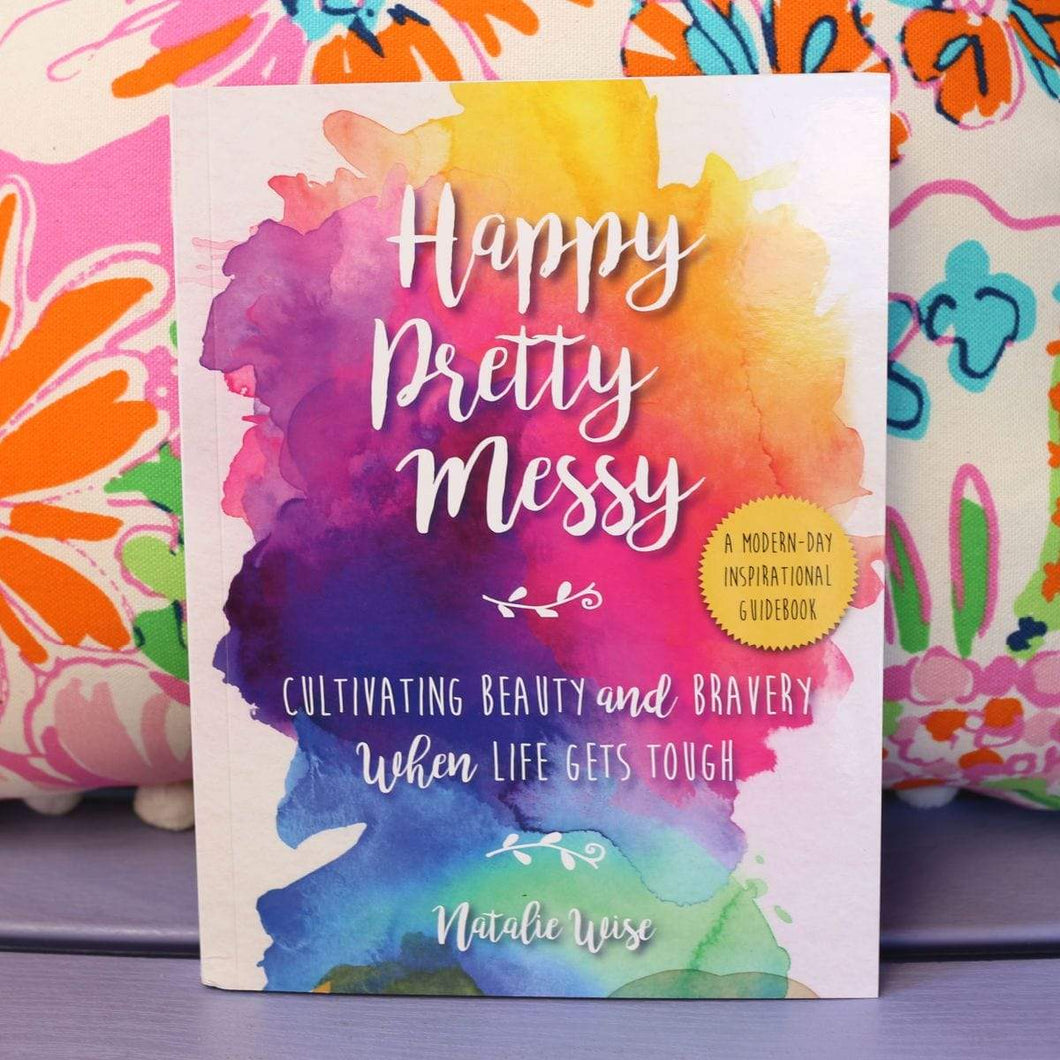 Book Happy Pretty Messy by Natalie Wise Paperback Book