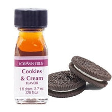 Load image into Gallery viewer, Cookies and Cream CHOOSE! Oil-Based Chocolate Flavoring Oils-1oz. dram tiny bottle by LorAnn
