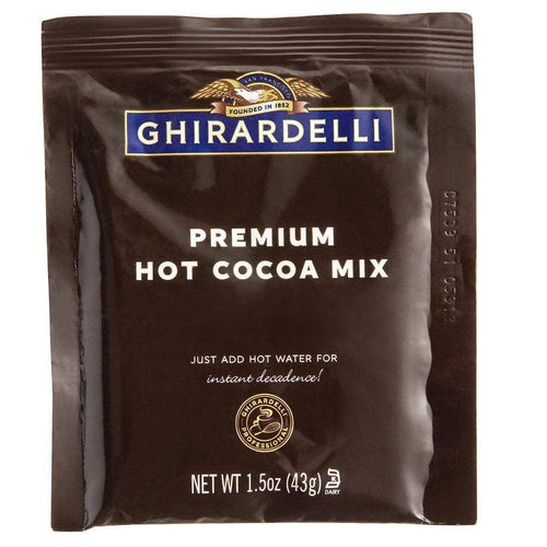 Food Hot Cocoa Single Serve Packet by Ghirardelli 1.5 Ounce Decadent
