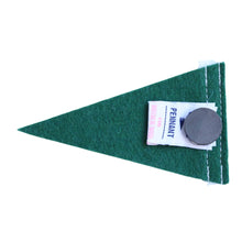 Load image into Gallery viewer, Pennant Go Adventuring Forest Green Mini Felt Pennant MAGNET
