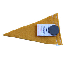 Load image into Gallery viewer, Pennant Yay You Old Gold Mini Felt Pennant MAGNET
