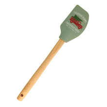 Load image into Gallery viewer, spatula Christmas Holiday Silicone Spatula with Wood Handle Gift-Ready for Hot Cocoa Bombs
