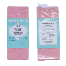 Load image into Gallery viewer, Vintage Vintage Wright&#39;s Rose 67 Seam Binding in Original Packaging Pink
